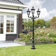 Tuinlantaarn hoge Emmeloord 3-lichts - 235 cm