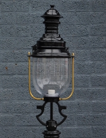 Lantern ''Unique'' - outdoor lamp, vertical lantern - black