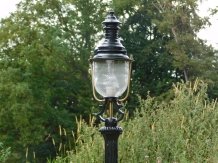 Garden lantern Colmar - dark green or black- alu - 190cm