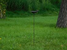 Bird bath on Pin - Garden Stick - Cast iron - Dark brown