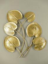 Wall ornament Flower - 63 cm - Gold - Iron