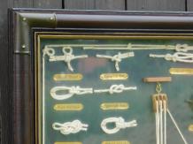 Frame met Scheepsknopen - Wandvitrine - Vintage