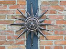 Wall ornament Sun - Copper colour - Metal