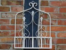 Wall rack large - Vintage White - Wrought iron