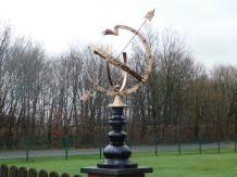 Exclusive Brass Sundial on Alu Base