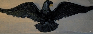 Wall decoration cast iron Eagle, beautiful eye-catcher!!