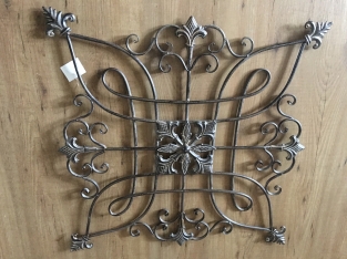 Decorative Wall Ornament - Metal - Brown