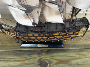 World famous warship, HMS VICTORY, completely handmade.