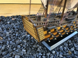 World famous warship, HMS VICTORY, completely handmade.