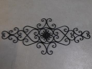 Window grille Vida - wall ornament - black - wrought iron