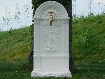 Standing Fountain - White - Aluminium - Brass Tap