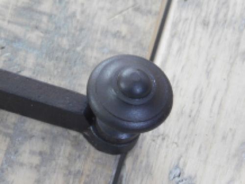 Sliding lock brown - cast iron