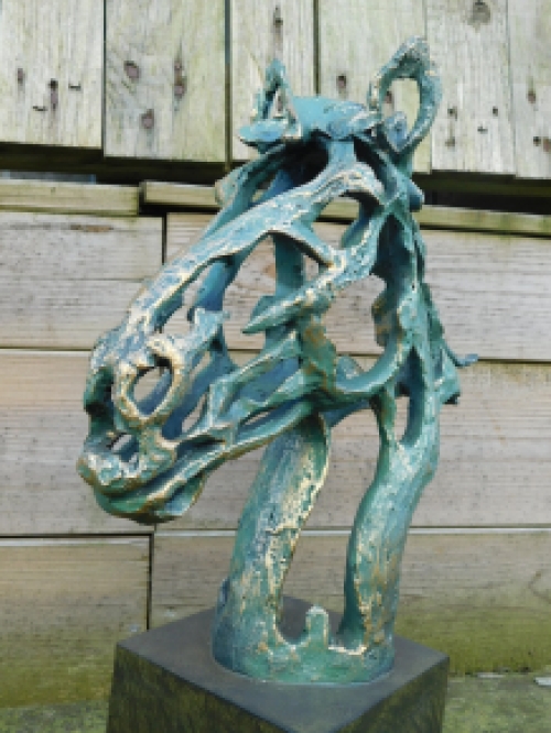 Abstract beeld Paardenhoofd - Polystone 