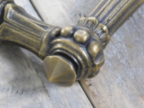 Set of door hardware - PZ - brass patinated - robust