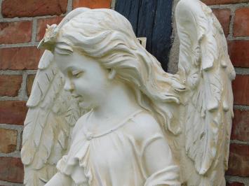 Angel with bowl - polystone - wall decoration