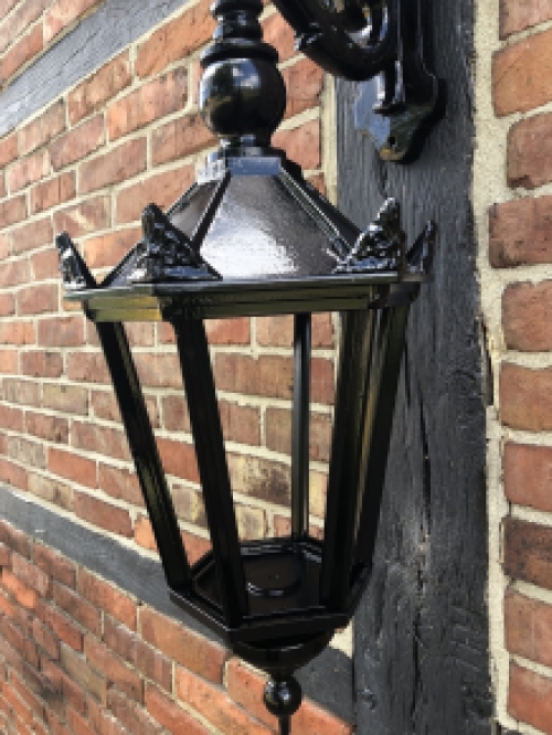 Outdoor lamp Shop - black - ceramic fitting and glass