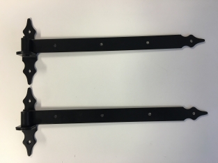 Set of 2 door straps and 2 clamps S - steel - 40 x 3.0