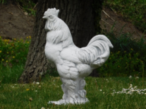 Statue Rooster - solid stone