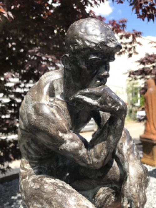 Schöne Statue des Denkers ''THE THINKER'', Statue aus Polystone