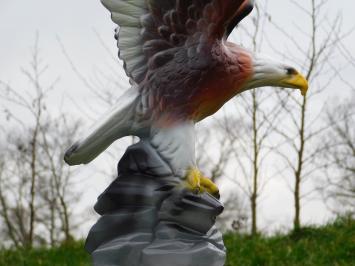 Statue Adler in Farbe - 60 cm - Polystone