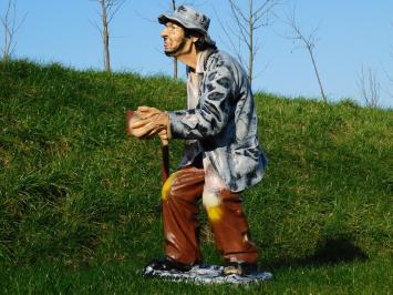 Statue Bettler - 92 cm - Polystone