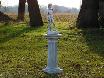 David on Plinth - 127 cm - Stone