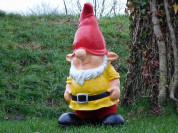 Statue Gnome Yellow XL - 75 cm - Polystone