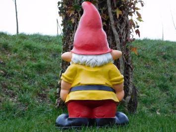 Statue Gnome Yellow XL - 75 cm - Polystone