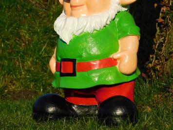 Statue Gnome Green XL - 77 cm - Polystone