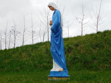 Beeld Maria - 110 cm - Polystone in Kleur