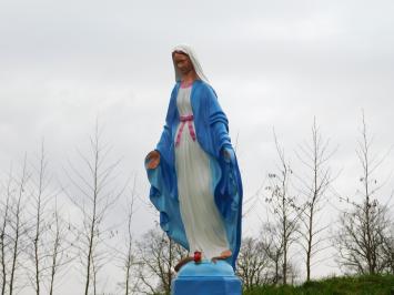 Statue von Maria - 90 cm - Polystone in Farbe