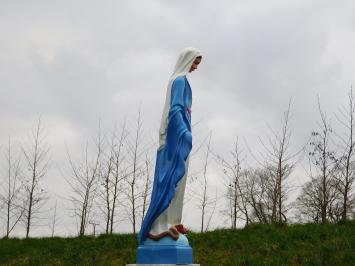 Statue von Maria - 90 cm - Polystone in Farbe