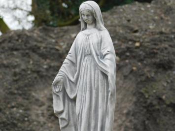 Statue of Mary on pedestal - 132 cm - Stone