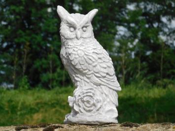 Statue Owl on Stump - Stone - Eagle Owl