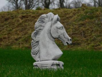 Statue Pferdekopf - 35 cm - Stein