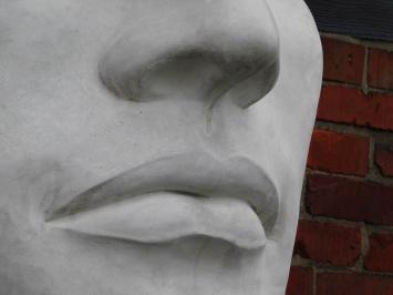 Unique sculpture The Face - 135 cm - Stone