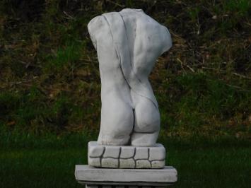 Beeld Mannelijke Torso - 57 cm - Steen