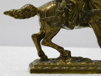 One-off: Statue Falconer on Horse - Brass