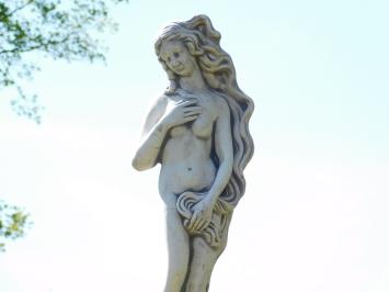 Statue Frau mit Muschel - 82 cm - Stein