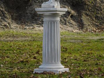 Statue Woman on Pedestal - 143 cm - Stone