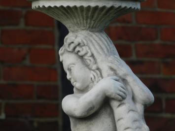 Statue - Water spout - Woman with Fish - Stone