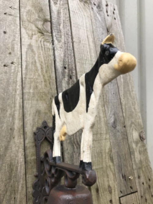 Doorbell ''cow'', wall bell, very nice!