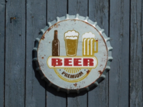 Bottle Cap  - Beer Premium - Wanddekoration Metall 