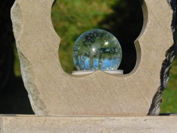 Zimmerbrunnen mit Glühbirne und LED - 58 cm - Wasserfallbrunnen