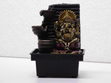 Zimmerbrunnen Ganesha - 18 cm - Polystone