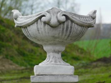 Flower pot on pedestal - 85 cm - Stone