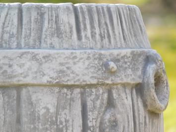 Flower pot as rain barrel - Stone - Detailed