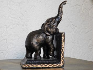 Bookends Elephant - cast iron - set of two