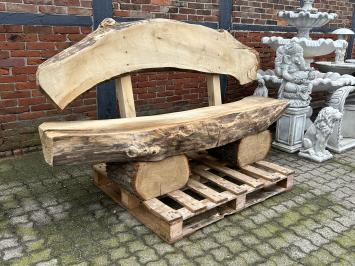 Large tree trunk bench, robust from thick tree trunks, amazingly beautiful!!!