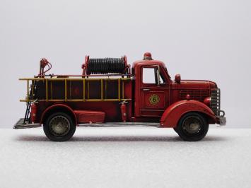 Handmade Fire Engine - 35 cm - Metal